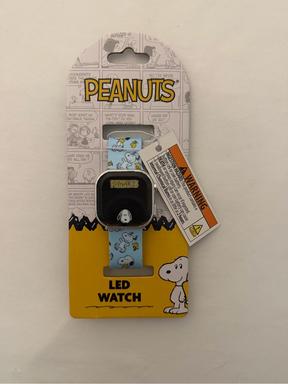 Peanuts LED Watch NWT